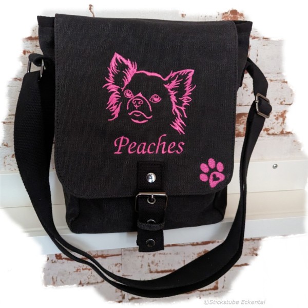 Tasche mit Chihuahua langhaarig